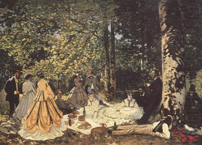 Claude Monet Dejeuner sur l'herbe(study) (nn02) china oil painting image